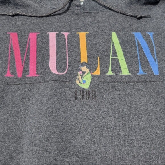 Disney Sweatshirt Size Small S Disney's Mulan Hoodie Pullover Sweatshirt Graphic - Picture 4 of 7
